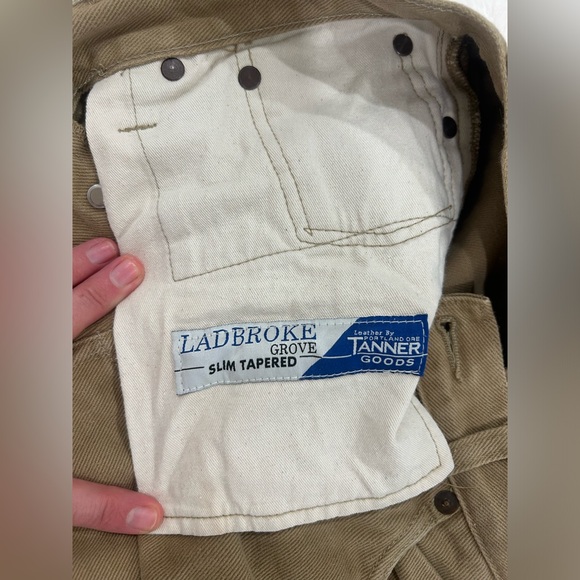 Tellason Ladbroke Grove Button Fly Slim Tapered Jeans - Men's Size 31 - Picture 5 of 8